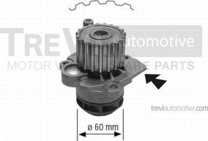 Trevi Automotive TP975 - Water Pump autospares.lv