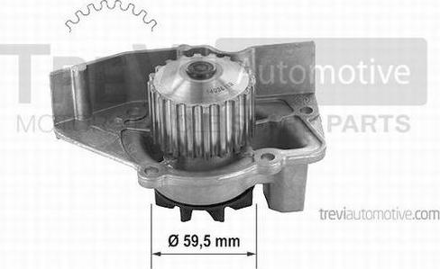 Trevi Automotive TP448 - Water Pump autospares.lv