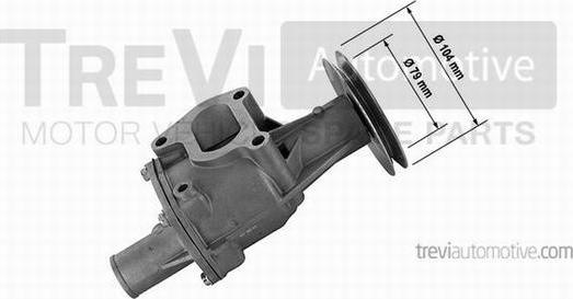 Trevi Automotive TP551 - Water Pump autospares.lv