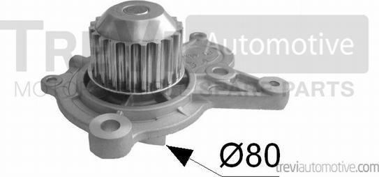 Trevi Automotive TP1163 - Water Pump autospares.lv