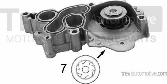 Trevi Automotive TP1367 - Water Pump autospares.lv