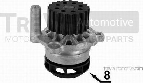 Trevi Automotive TP1237 - Water Pump autospares.lv