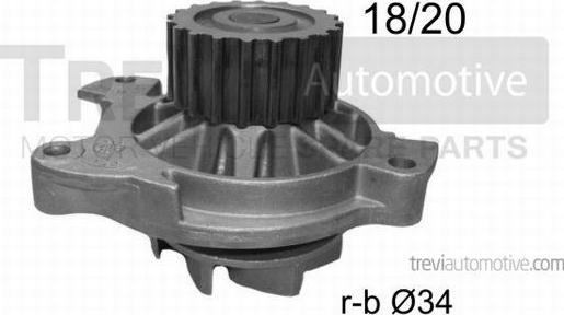 Trevi Automotive TP858 - Water Pump autospares.lv