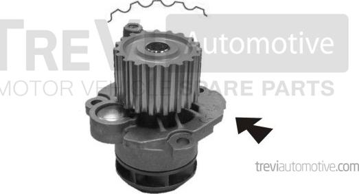 Trevi Automotive TP861 - Water Pump autospares.lv