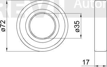 Trevi Automotive WB1900 - Wheel hub, bearing Kit autospares.lv