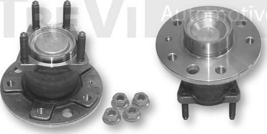 Trevi Automotive WB1612 - Wheel hub, bearing Kit autospares.lv