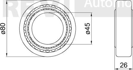 Trevi Automotive WB2064 - Wheel hub, bearing Kit autospares.lv