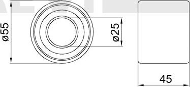 Trevi Automotive WB2083 - Wheel hub, bearing Kit autospares.lv