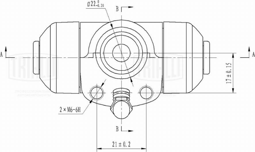 Trialli CF 0115 - Wheel Brake Cylinder autospares.lv