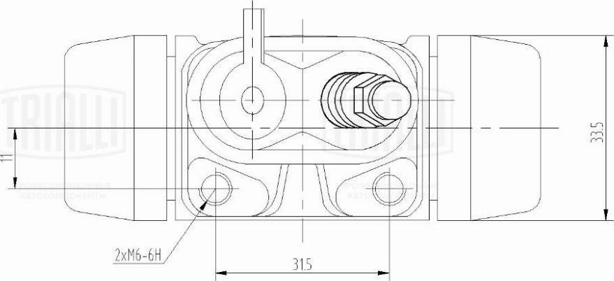 Trialli CF 084201 - Wheel Brake Cylinder autospares.lv