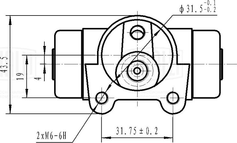 Trialli CF 0311 - Wheel Brake Cylinder autospares.lv