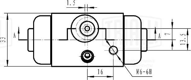 Trialli CF 2008 - Wheel Brake Cylinder autospares.lv