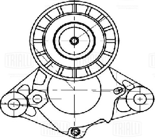 Trialli CM 5454 - Belt Tensioner, v-ribbed belt autospares.lv