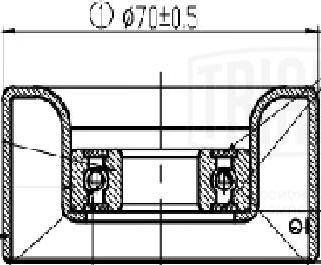 Trialli CM 5632 - Belt Tensioner, v-ribbed belt autospares.lv