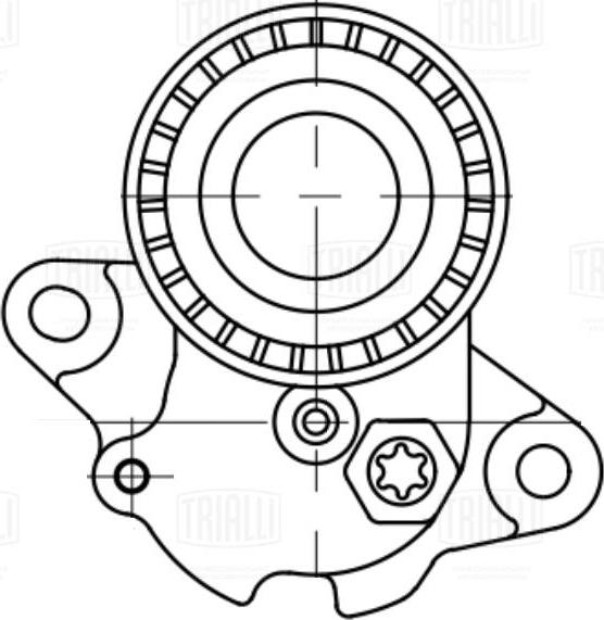 Trialli CM 5084 - Belt Tensioner, v-ribbed belt autospares.lv