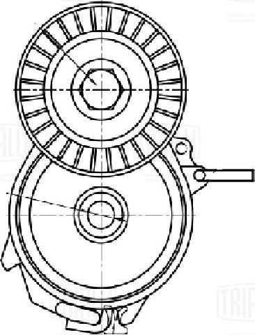 Trialli CM 5399 - Belt Tensioner, v-ribbed belt autospares.lv