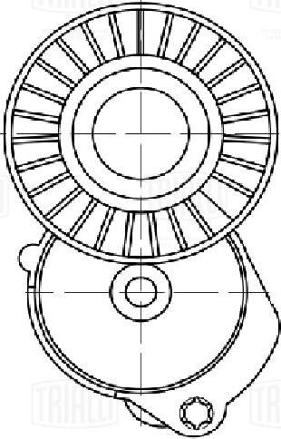 Trialli CM 5385 - Belt Tensioner, v-ribbed belt autospares.lv