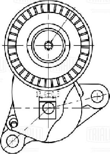 Trialli CM 5726 - Belt Tensioner, v-ribbed belt autospares.lv