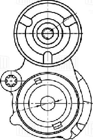 Trialli CM 5722 - Belt Tensioner, v-ribbed belt autospares.lv