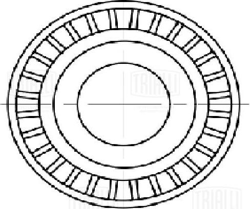 Trialli CM 5775 - Pulley, v-ribbed belt autospares.lv