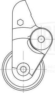 Trialli CM 6053 - Tensioner Pulley, timing belt autospares.lv