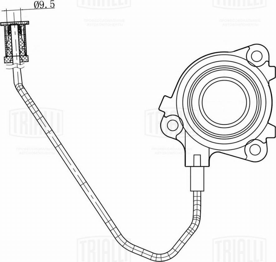 Trialli CT 2103 - Central Slave Cylinder, clutch autospares.lv