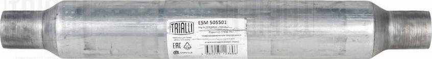 Trialli ESM 505501 - Middle Silencer, universal autospares.lv