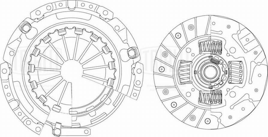 Trialli FR 1902 - Clutch Kit autospares.lv