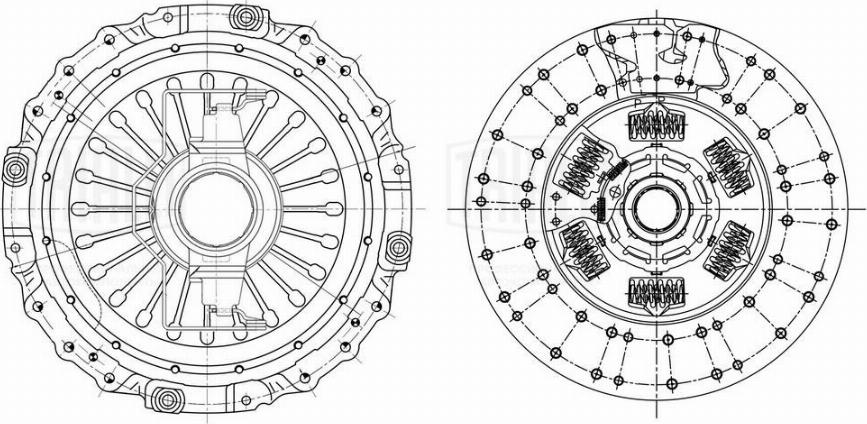 Trialli FR 816 - Clutch Kit autospares.lv