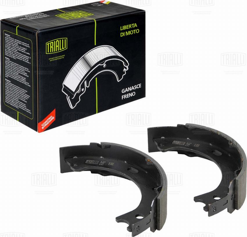 Trialli GF 4436 - Brake Shoe Set, parking brake autospares.lv