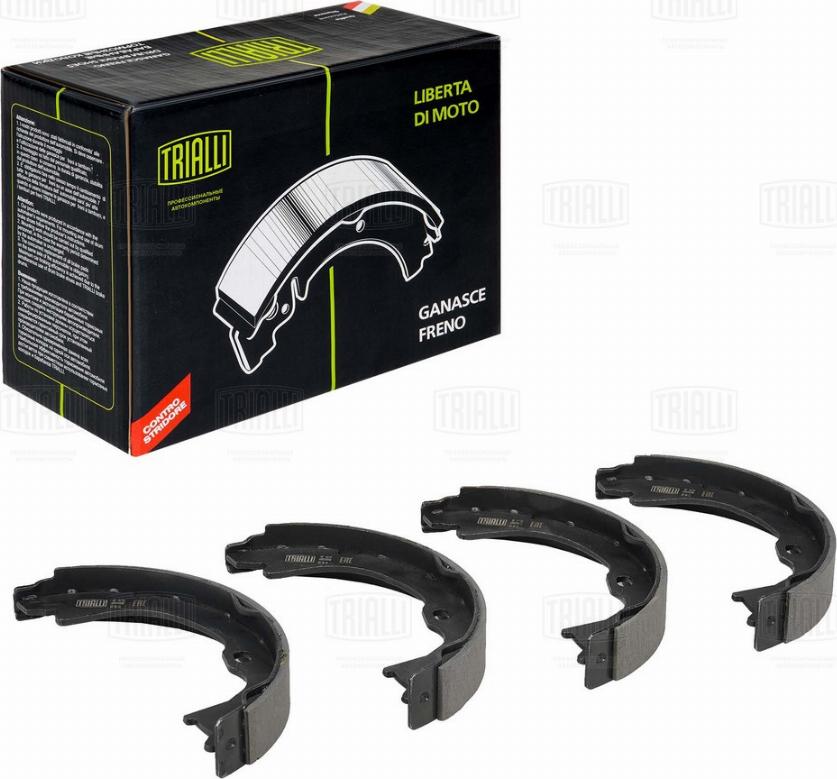 Trialli GF 4635 - Brake Shoe Set, parking brake autospares.lv