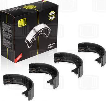 Trialli GF 1665 - Brake Shoe Set, parking brake autospares.lv