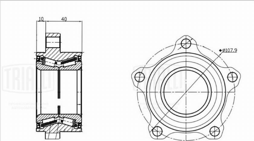 Trialli MR 0305 - Wheel Bearing autospares.lv