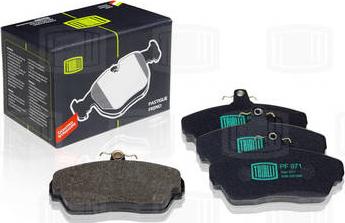 Trialli PF 971 - Brake Pad Set, disc brake autospares.lv