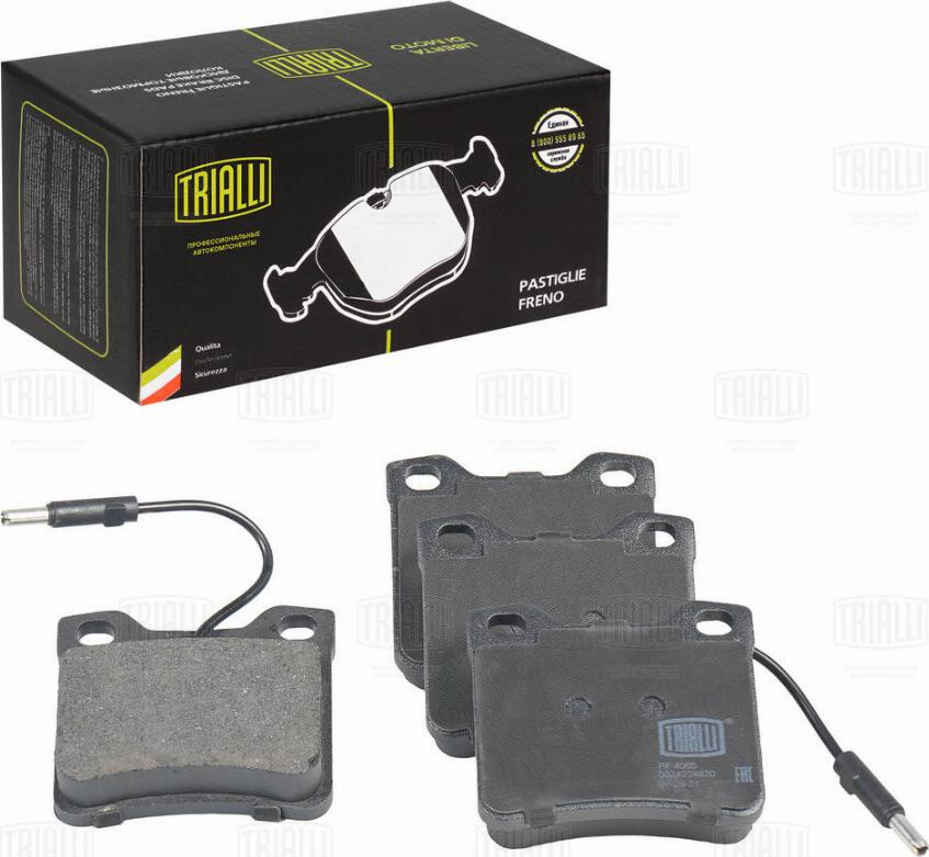 Trialli PF 4065 - Brake Pad Set, disc brake autospares.lv