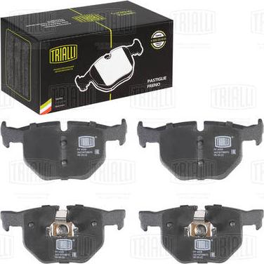 Trialli PF 4008 - Brake Pad Set, disc brake autospares.lv