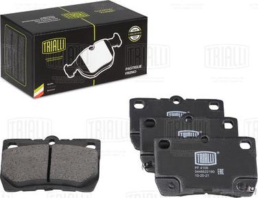 Trialli PF 4109 - Brake Pad Set, disc brake autospares.lv