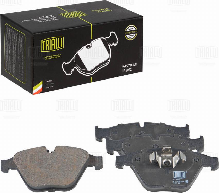 Trialli PF 4183 - Brake Pad Set, disc brake autospares.lv