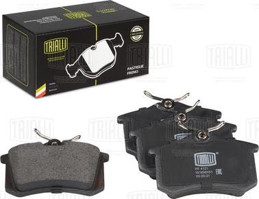 Trialli PF 4121 - Brake Pad Set, disc brake autospares.lv