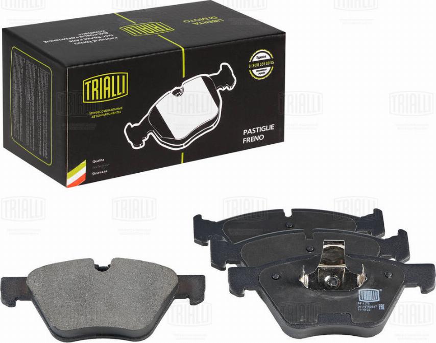 Trialli PF 4178 - Brake Pad Set, disc brake autospares.lv