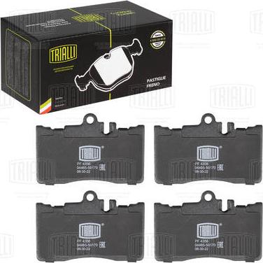 Trialli PF 4356 - Brake Pad Set, disc brake autospares.lv