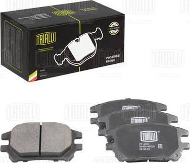 Trialli PF 4357 - Brake Pad Set, disc brake autospares.lv