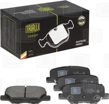 Trialli PF 4385 - Brake Pad Set, disc brake autospares.lv