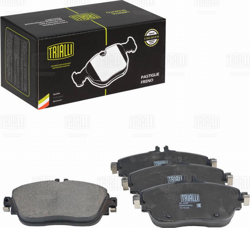 Trialli PF 4285 - Brake Pad Set, disc brake autospares.lv