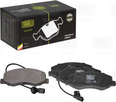 Trialli PF 0974 - Brake Pad Set, disc brake autospares.lv