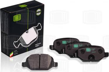 Trialli PF 0171 - Brake Pad Set, disc brake autospares.lv