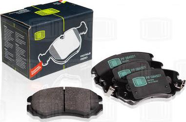 Trialli PF 084501 - Brake Pad Set, disc brake autospares.lv
