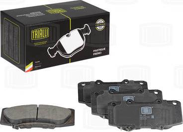 Trialli PF 1940 - Brake Pad Set, disc brake autospares.lv