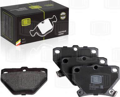 Trialli PF 1906 - Brake Pad Set, disc brake autospares.lv