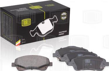 Trialli PF 1902 - Brake Pad Set, disc brake autospares.lv